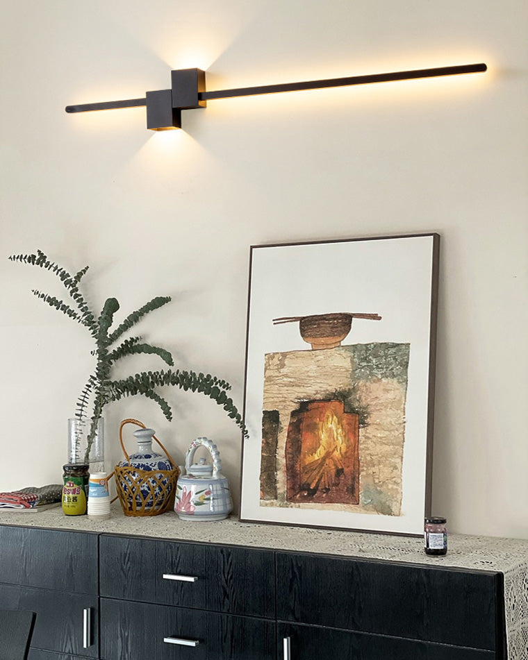 Aplique de pared lineal WOMO con iluminación ascendente y descendente - WM6004
