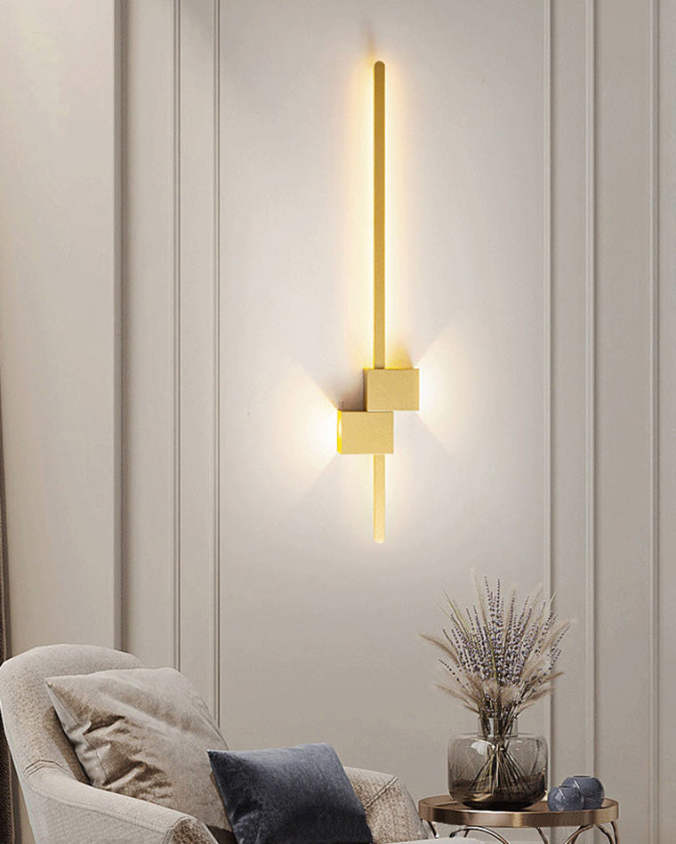 Aplique de pared lineal WOMO con iluminación ascendente y descendente - WM6004