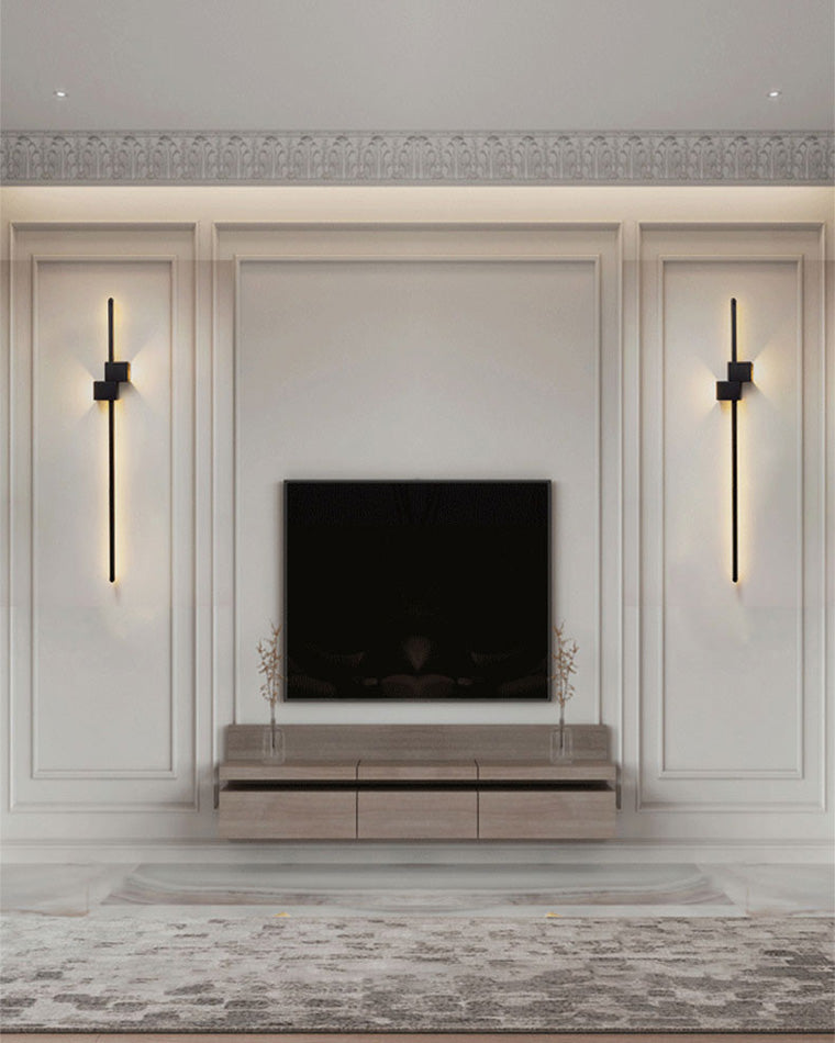 Aplique de pared lineal WOMO con iluminación ascendente y descendente - WM6004