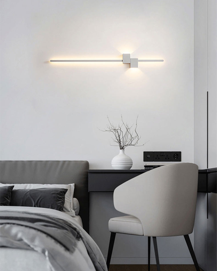 Aplique de pared lineal WOMO con iluminación ascendente y descendente - WM6004