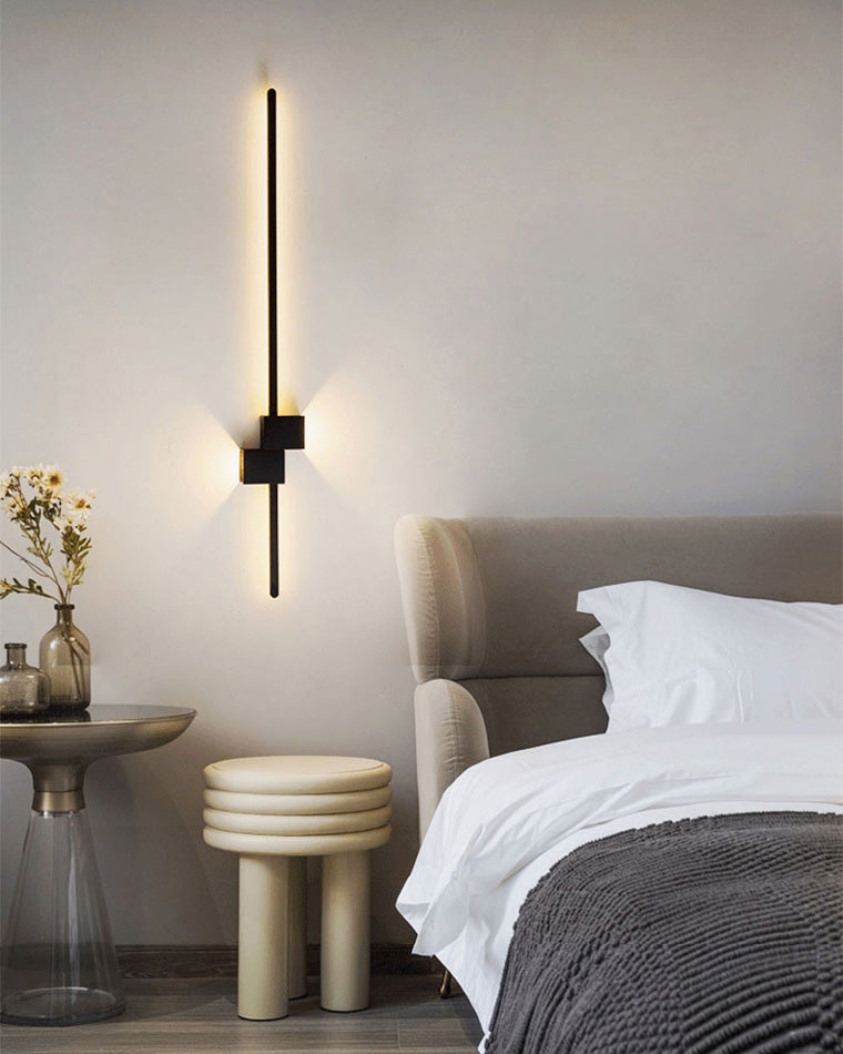 Aplique de pared lineal WOMO con iluminación ascendente y descendente - WM6004