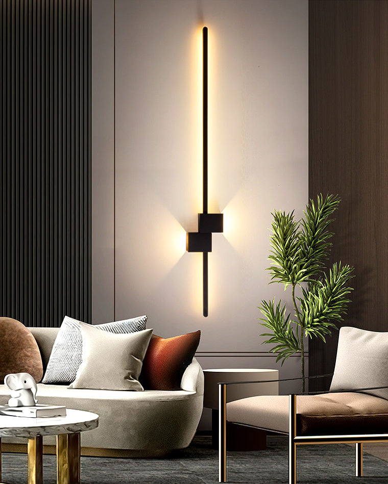 Aplique de pared lineal WOMO con iluminación ascendente y descendente - WM6004