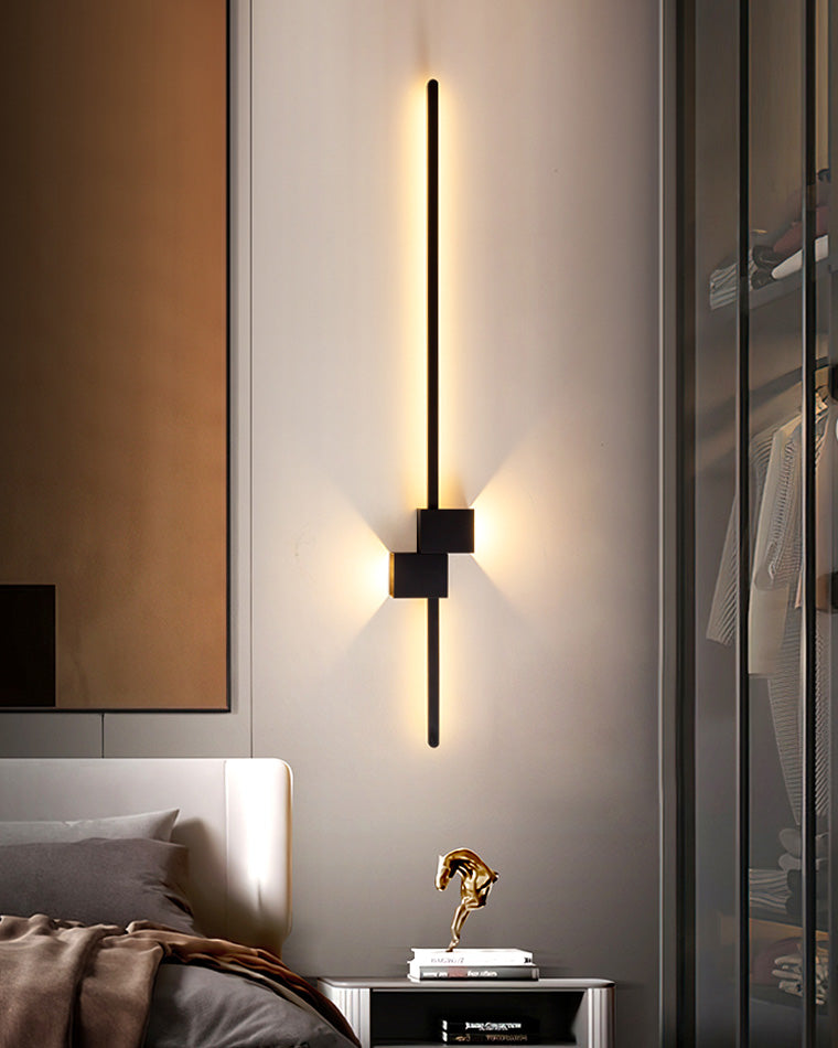Aplique de pared lineal WOMO con iluminación ascendente y descendente - WM6004