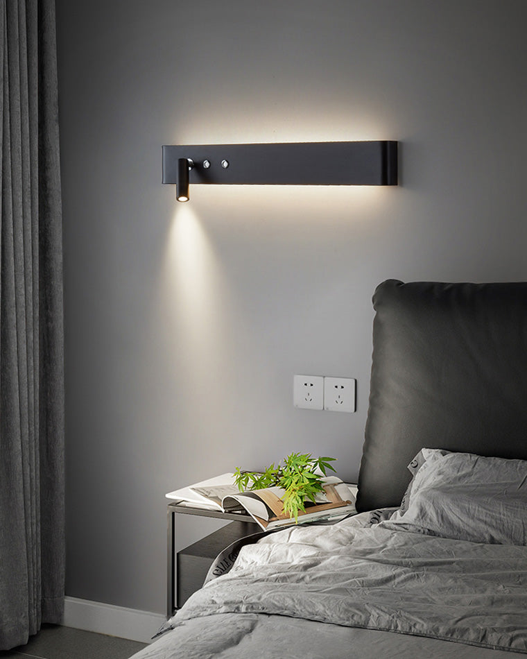 Foco lineal de pared WOMO con interruptor-WM6006