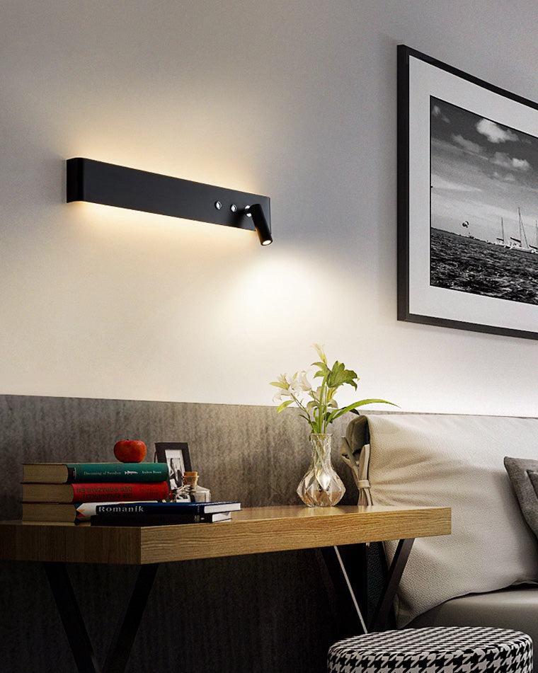 Foco lineal de pared WOMO con interruptor-WM6006