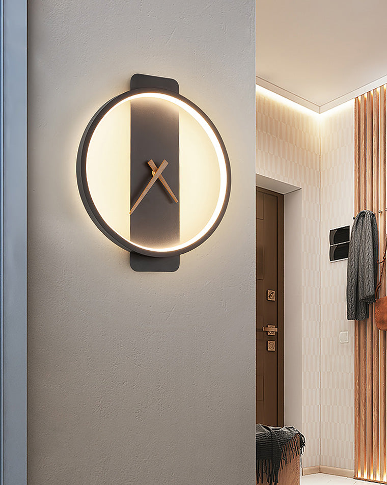 Reloj de pared WOMO con luz LED-WM6012