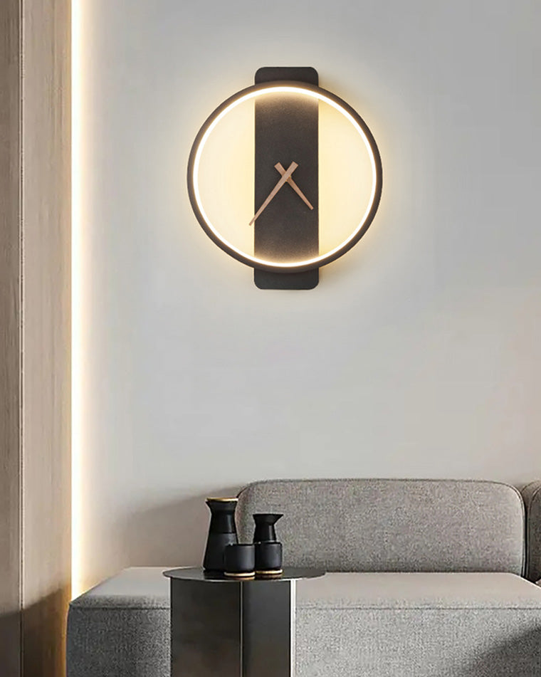 Reloj de pared WOMO con luz LED-WM6012