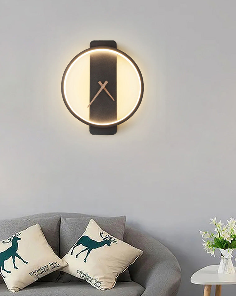 Reloj de pared WOMO con luz LED-WM6012
