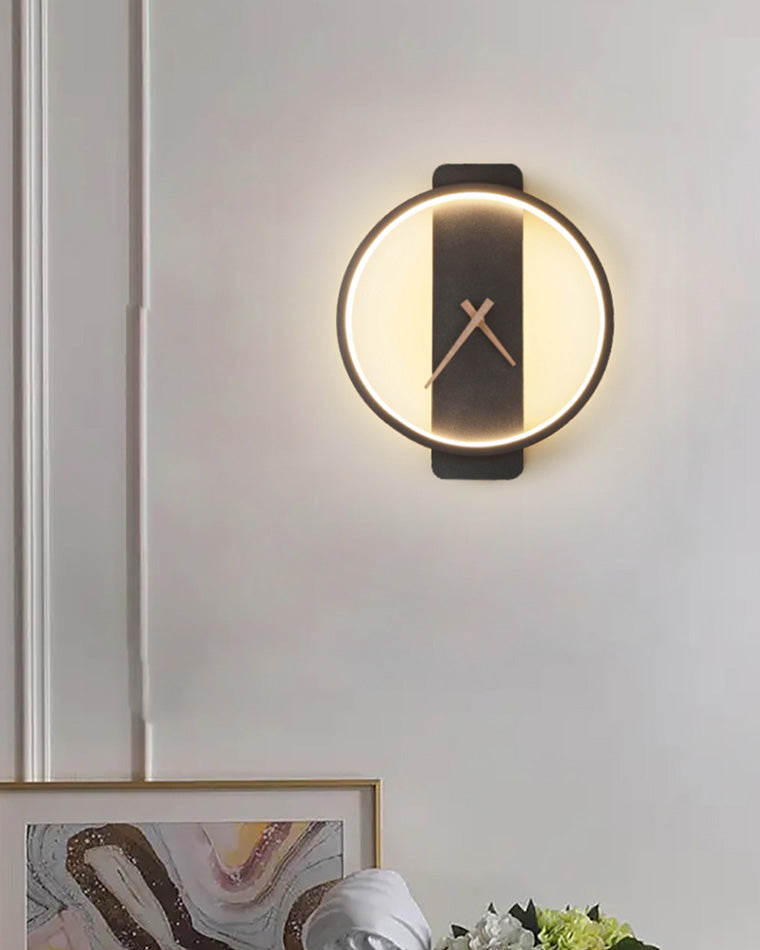 Reloj de pared WOMO con luz LED-WM6012