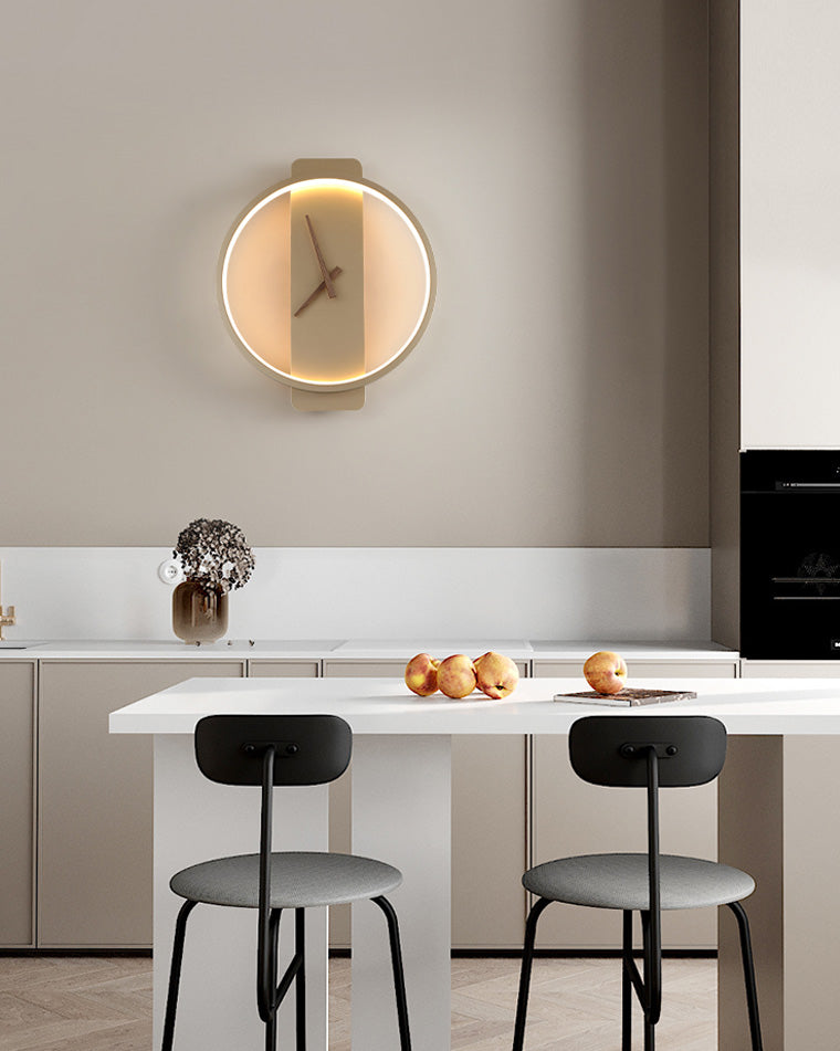 Reloj de pared WOMO con luz LED-WM6012