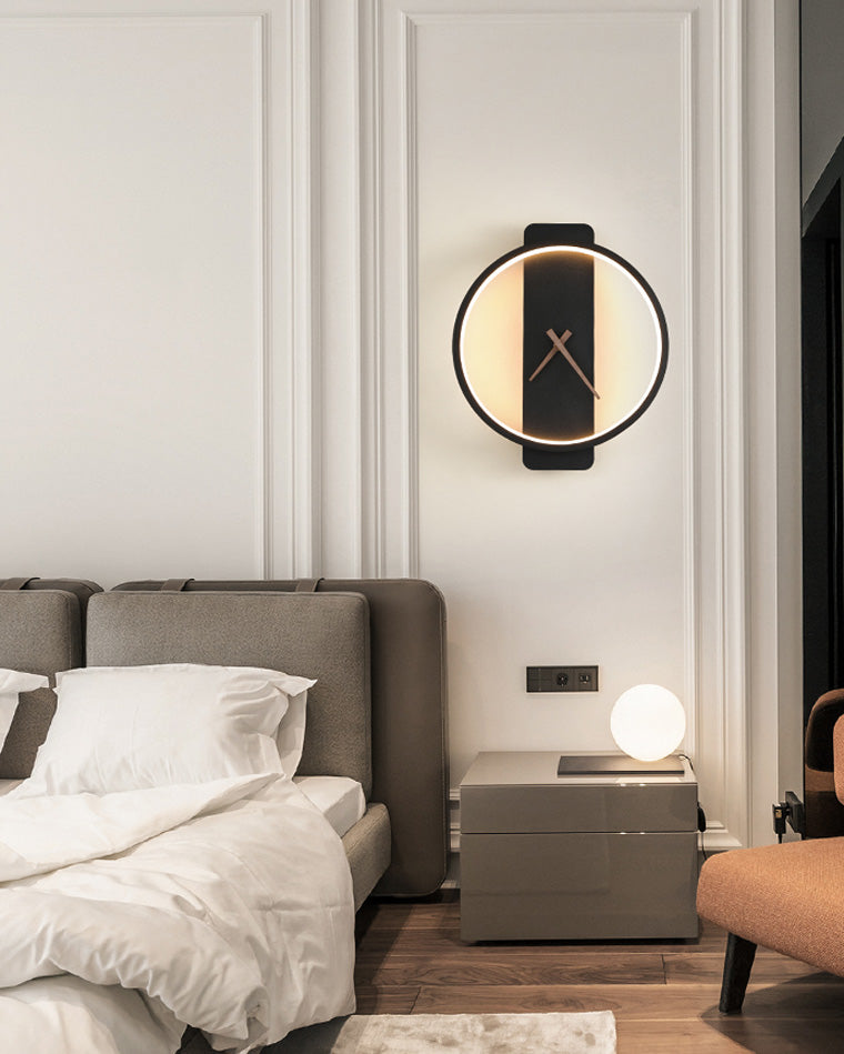 Reloj de pared WOMO con luz LED-WM6012