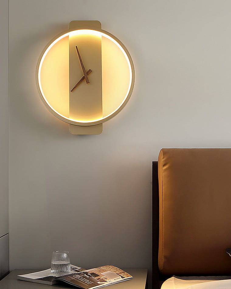 Reloj de pared WOMO con luz LED-WM6012