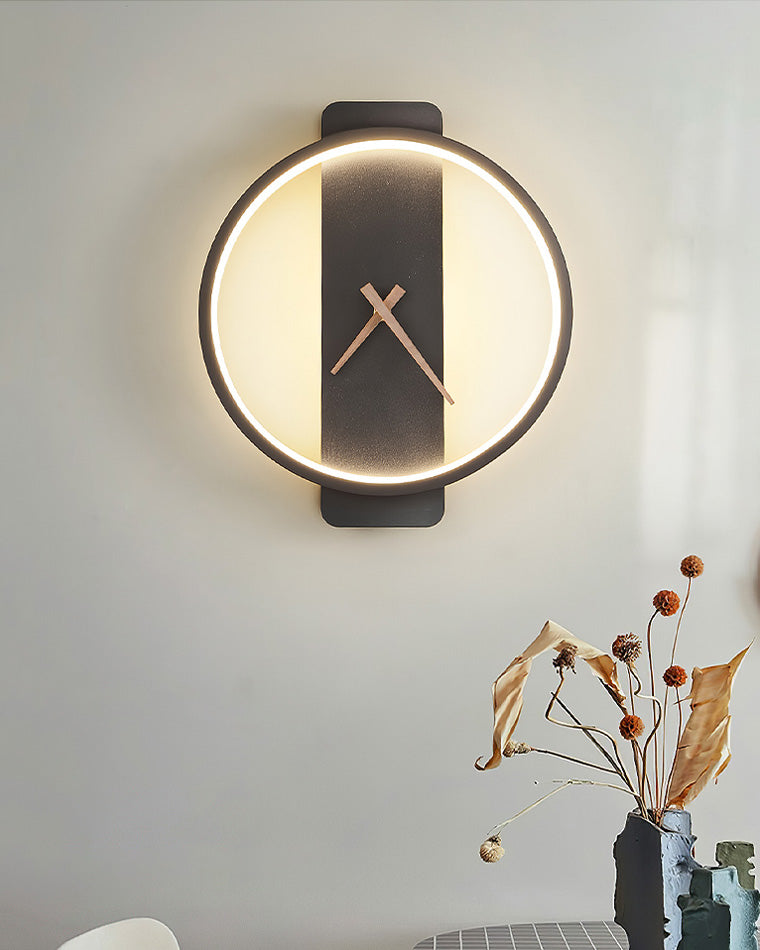 Reloj de pared WOMO con luz LED-WM6012