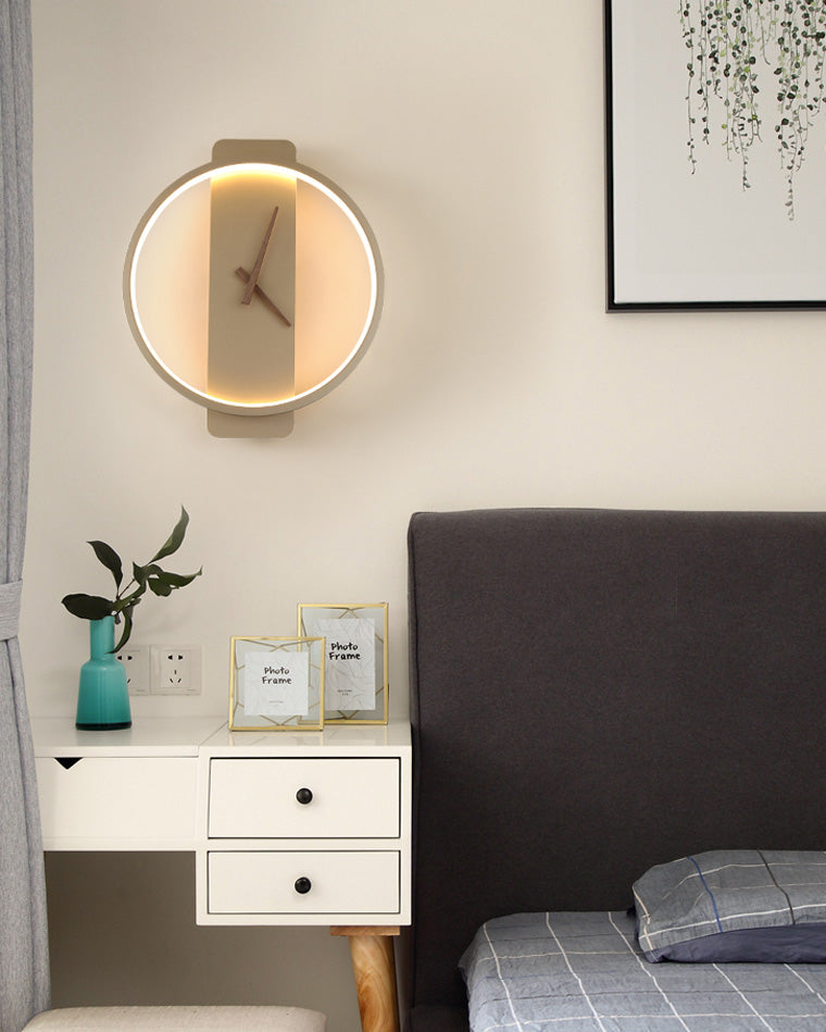 Reloj de pared WOMO con luz LED-WM6012