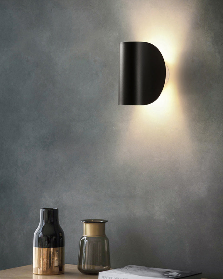 WOMO Aplique de pared ajustable con media pantalla - WM6013
