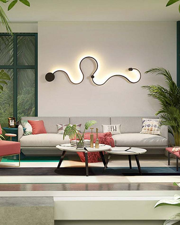 Aplique de pared LED WOMO Long Snake-WM6017