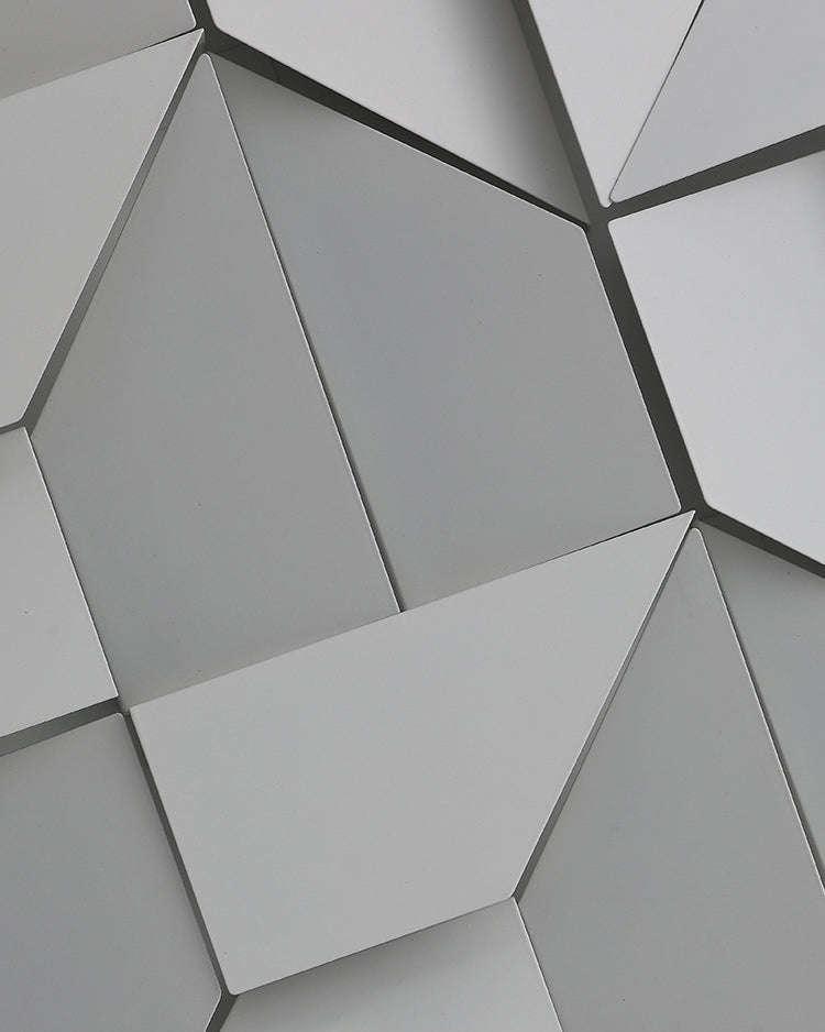 WOMO Rectangular wall light with a sculptural design - WM6020