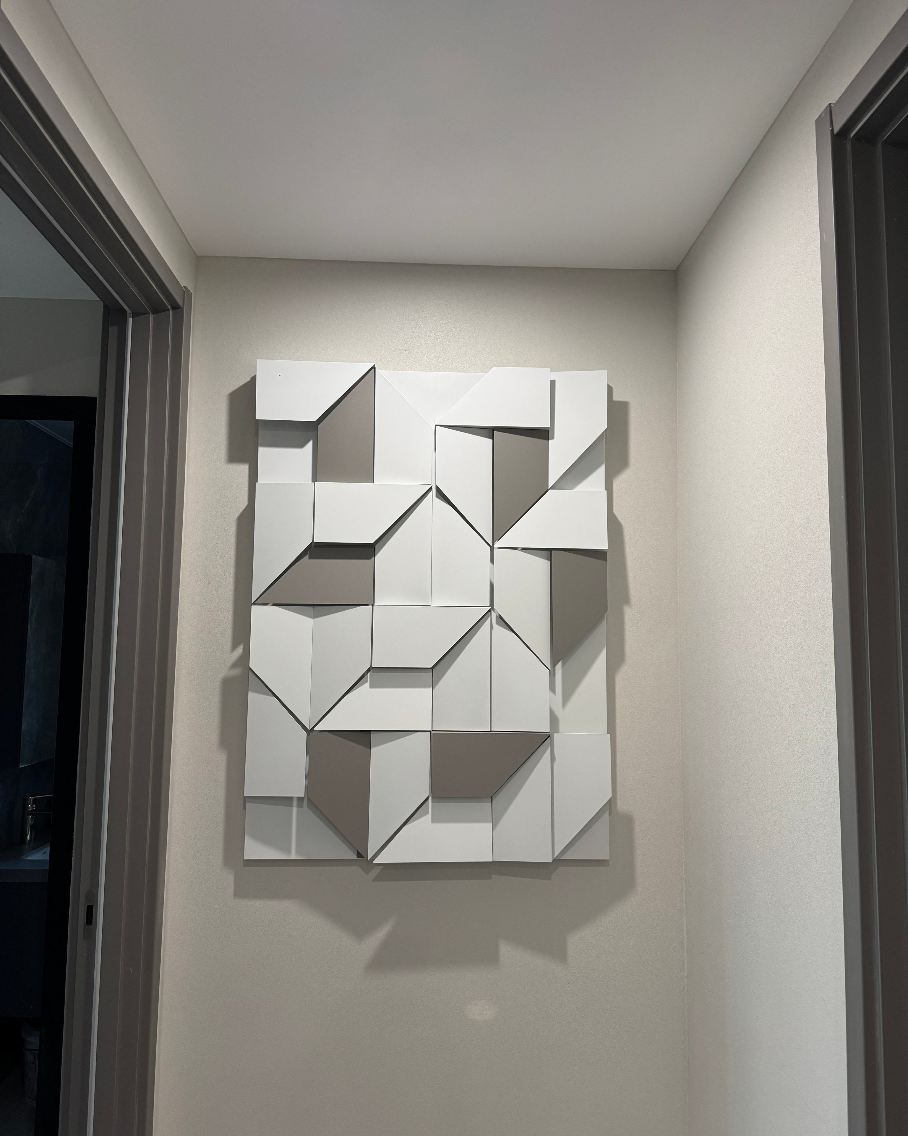 WOMO Rectangular wall light with a sculptural design - WM6020