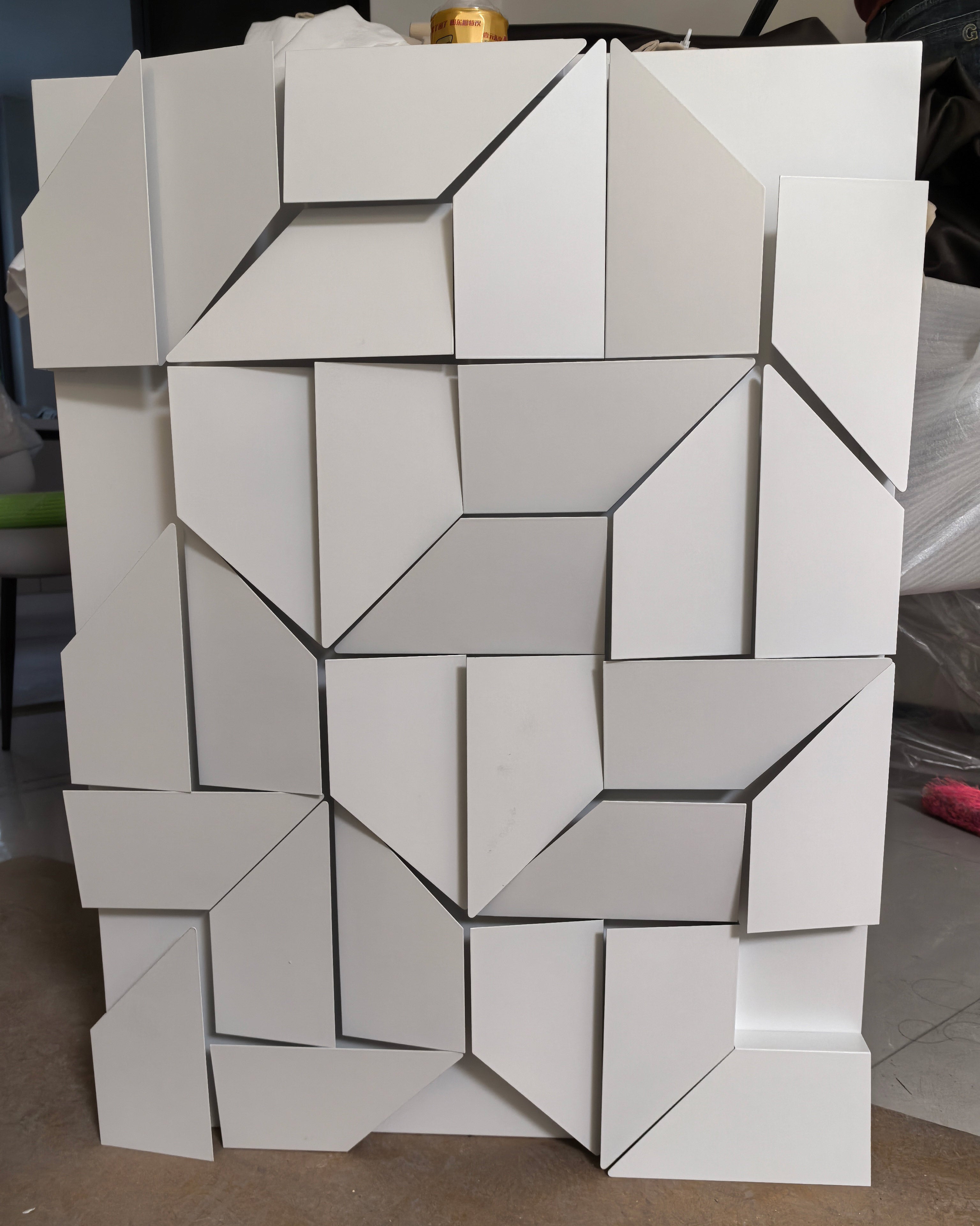 WOMO Rectangular wall light with a sculptural design - WM6020