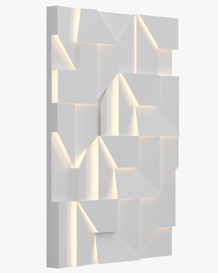 WOMO Rectangular wall light with a sculptural design - WM6020