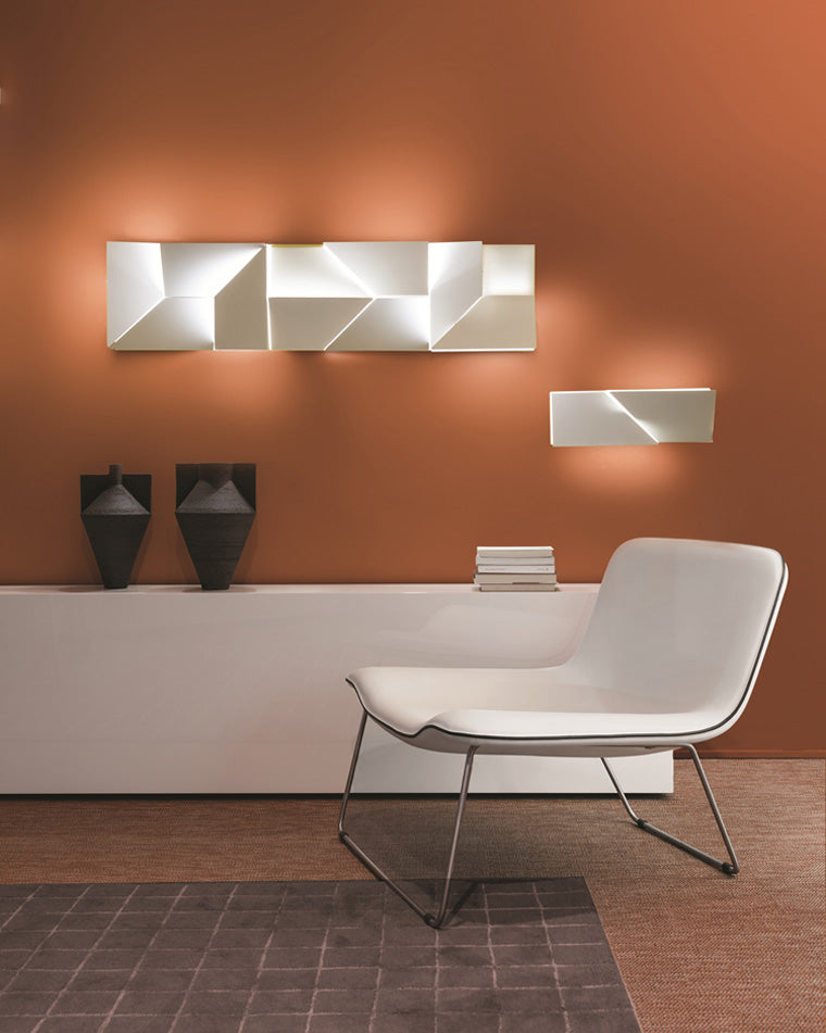 WOMO Rectangular wall light with a sculptural design - WM6020