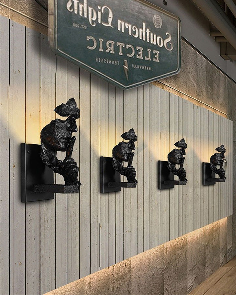WOMO Silence Gesture Sculptural Wall Sconce - WM6023