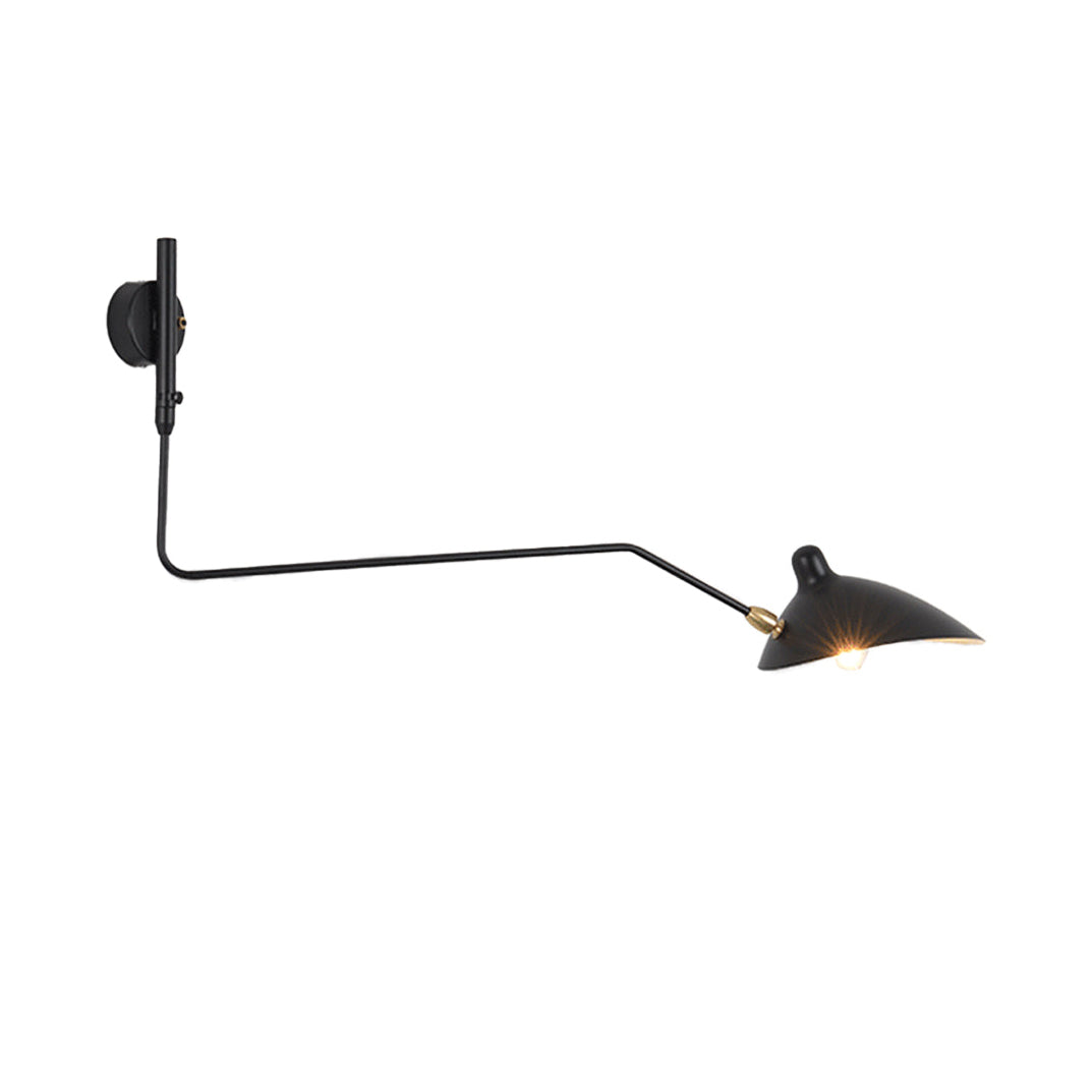 Aplique de pared articulado giratorio de doble brazo WOMO-WM6024