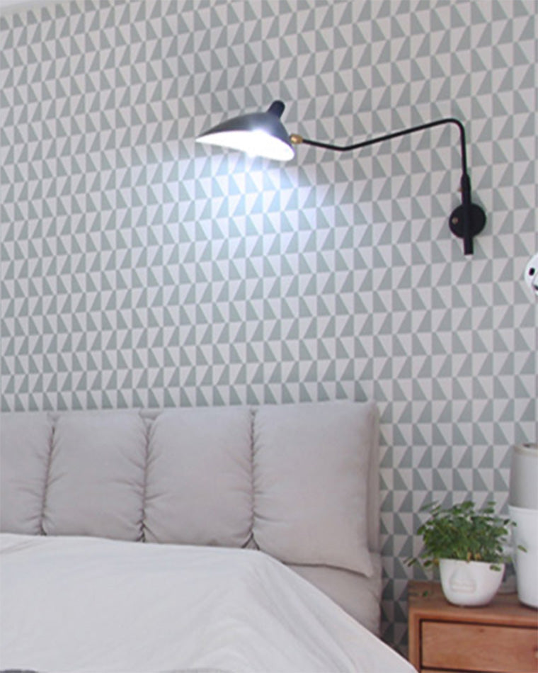 Aplique de pared articulado giratorio de doble brazo WOMO-WM6024