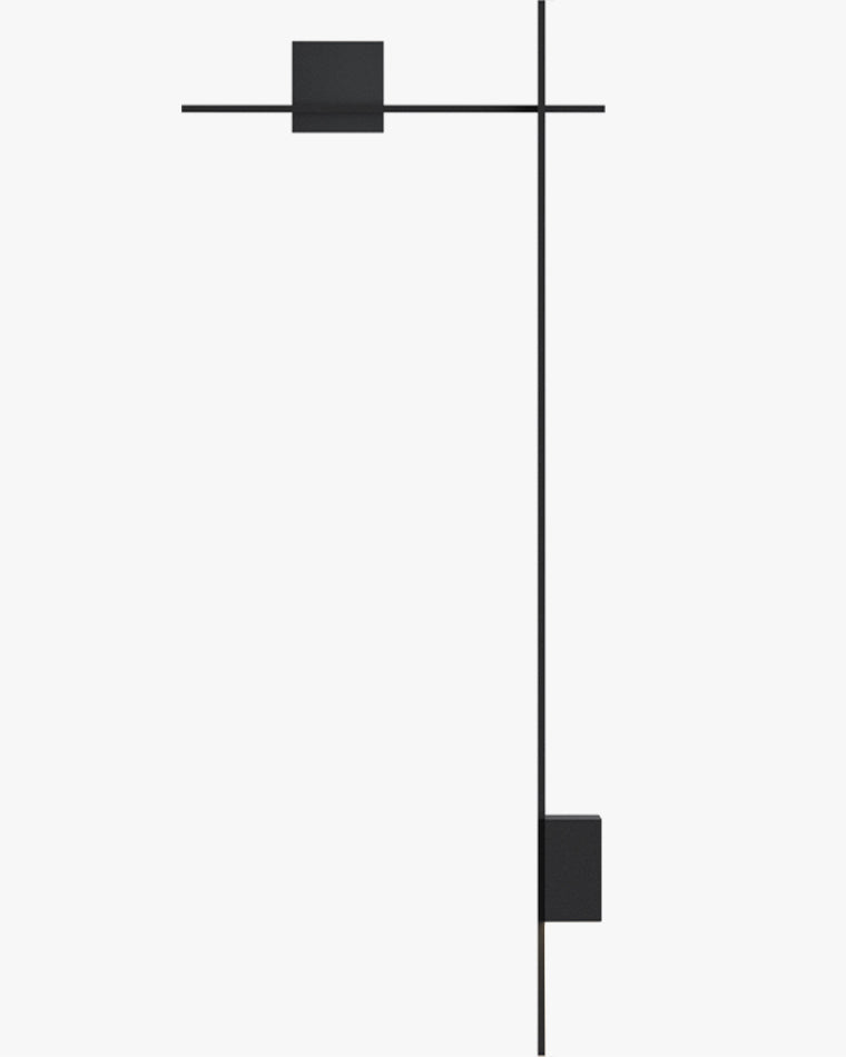 Aplique de pared decorativo escultural WOMO-WM6025
