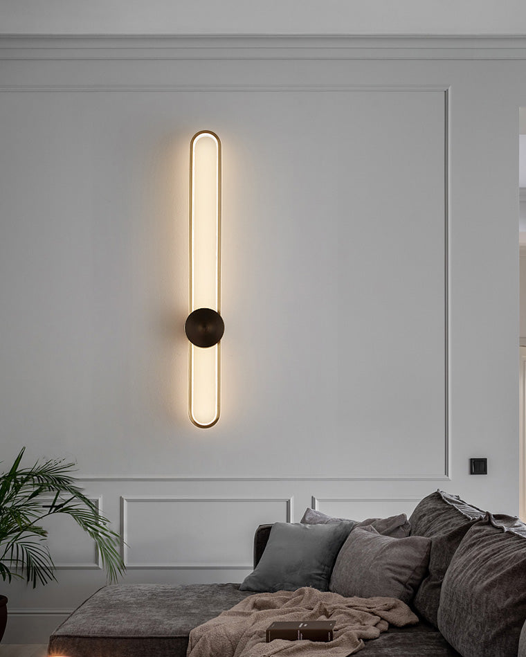 WOMO Aplique de pared LED ovalado largo - WM6032