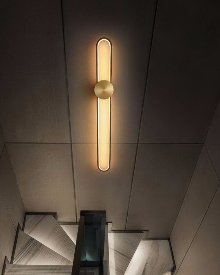 WOMO Aplique de pared LED ovalado largo - WM6032