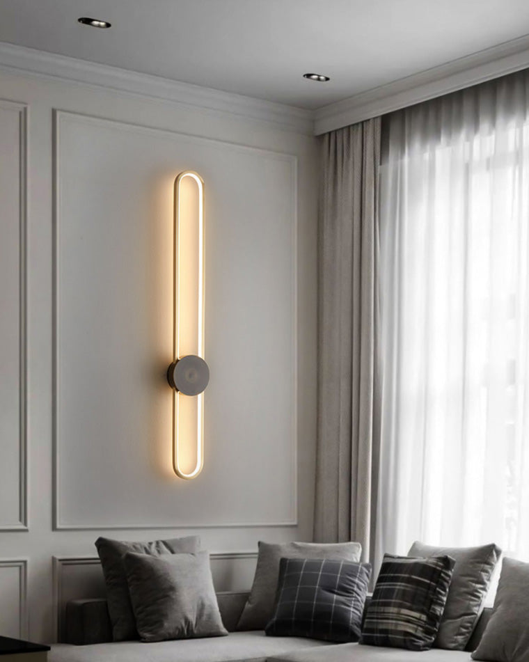 WOMO Aplique de pared LED ovalado largo - WM6032