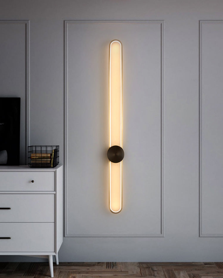 WOMO Aplique de pared LED ovalado largo - WM6032