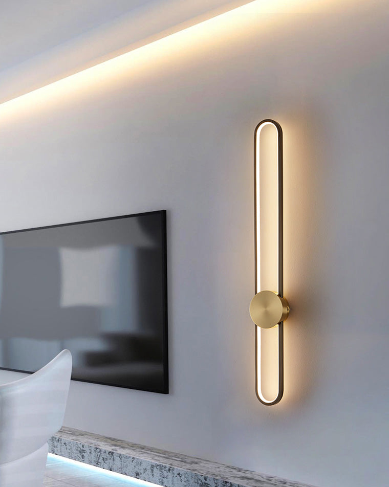 WOMO Aplique de pared LED ovalado largo - WM6032