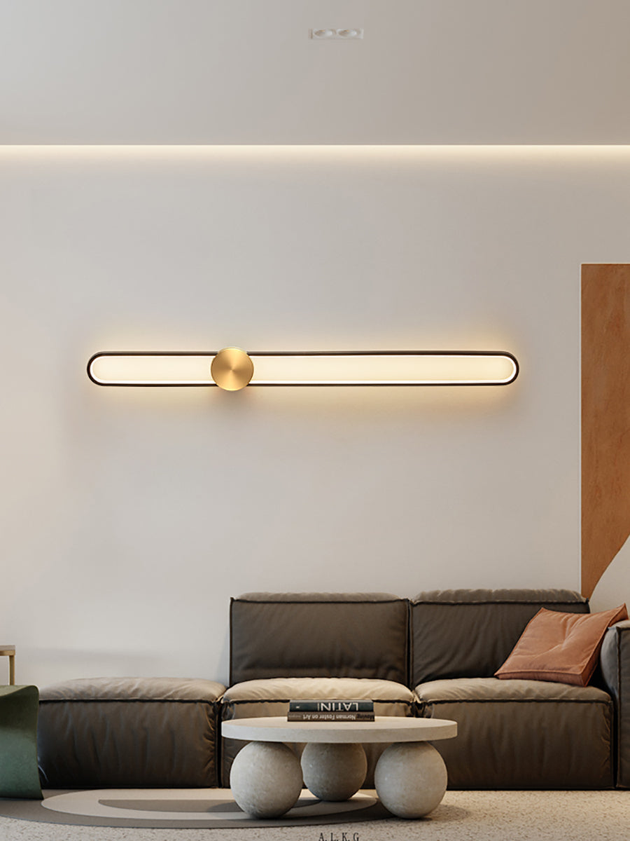 WOMO Aplique de pared LED ovalado largo - WM6032