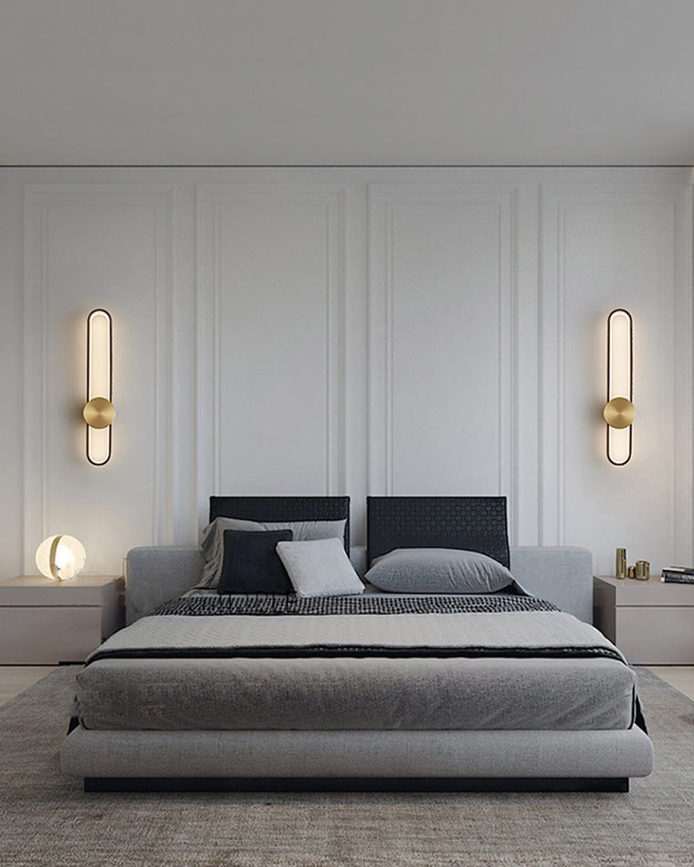 WOMO Aplique de pared LED ovalado largo - WM6032