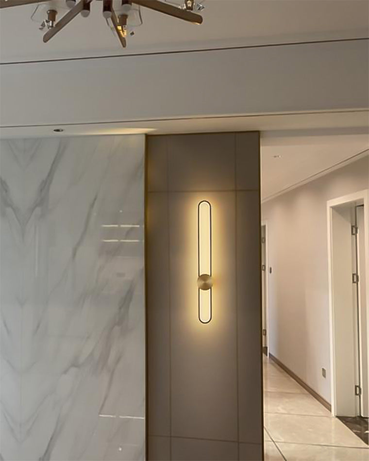 WOMO Aplique de pared LED ovalado largo - WM6032