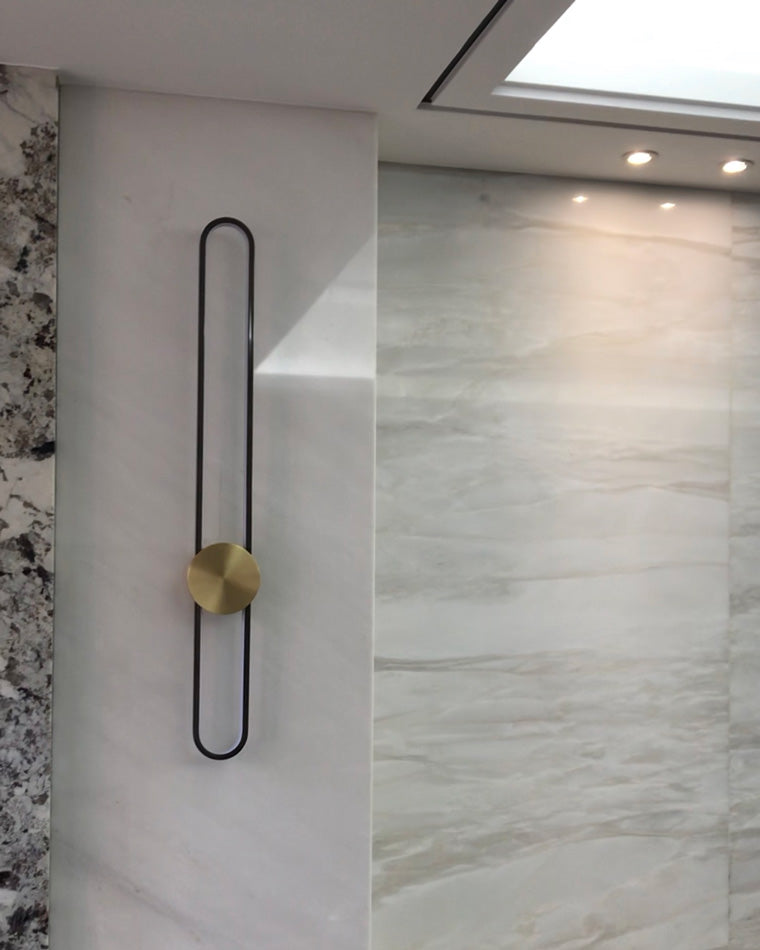WOMO Aplique de pared LED ovalado largo - WM6032