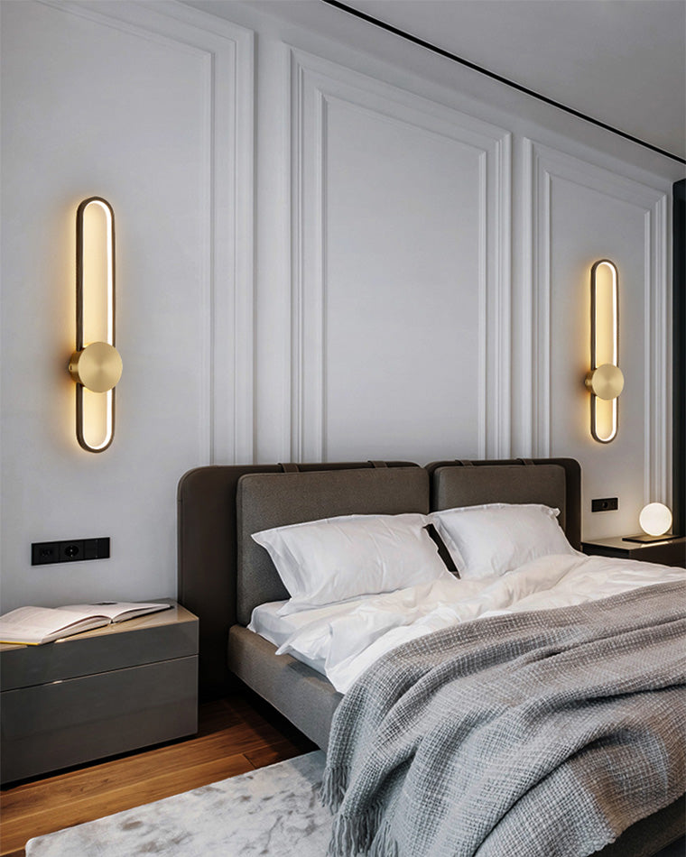 WOMO Aplique de pared LED ovalado largo - WM6032