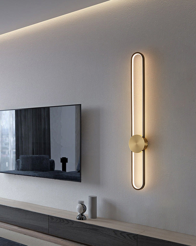 WOMO Aplique de pared LED ovalado largo - WM6032