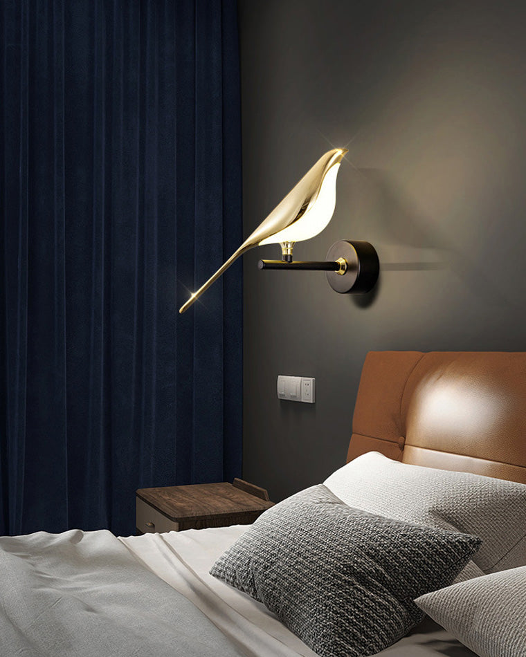 WOMO Gold Birds Wall Sconce - WM6033