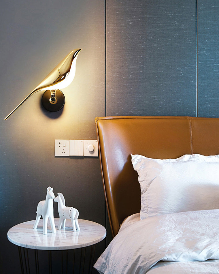 WOMO Gold Birds Wall Sconce - WM6033