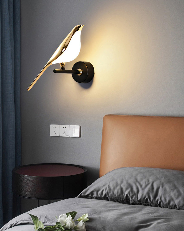 WOMO Gold Birds Wall Sconce - WM6033