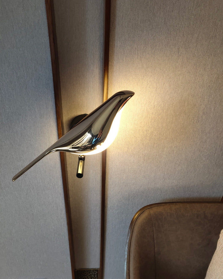 WOMO Gold Birds Wall Sconce - WM6033