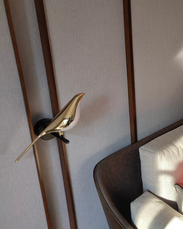 WOMO Gold Birds Wall Sconce - WM6033