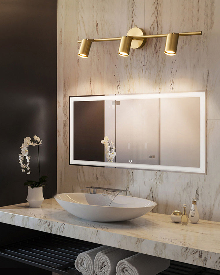 WOMO Aplique de baño de 3 luces para espejo - WM6039