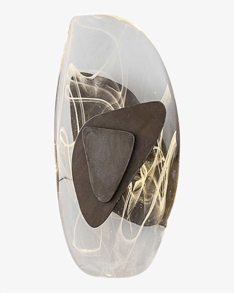 WOMO Sculptural wall light with water ripples - WM6041