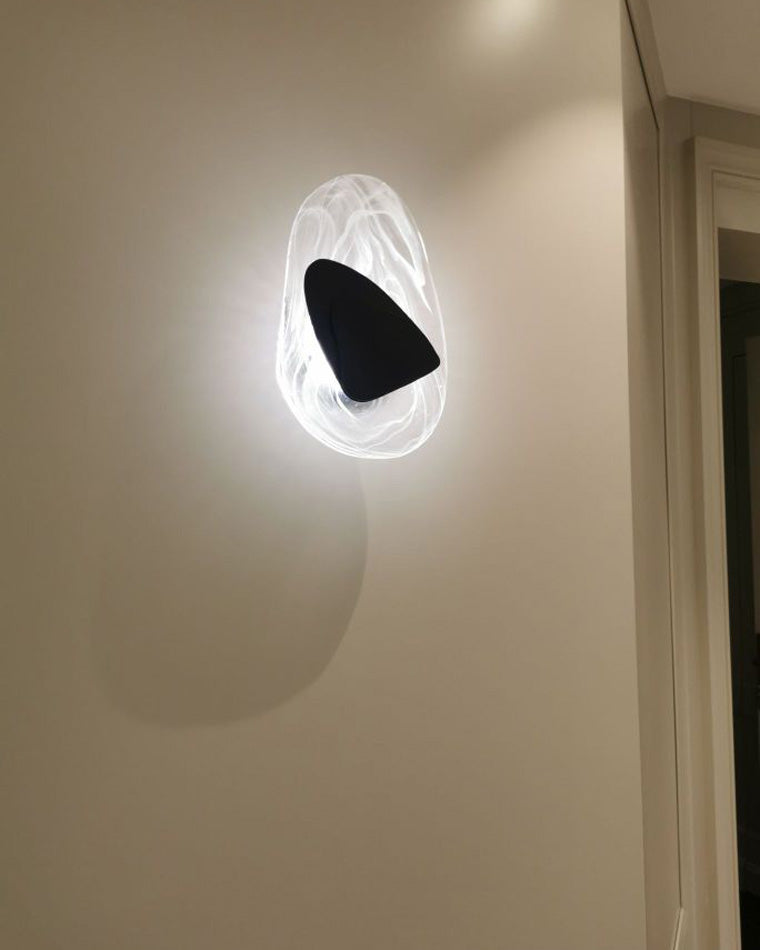 WOMO Sculptural wall light with water ripples - WM6041