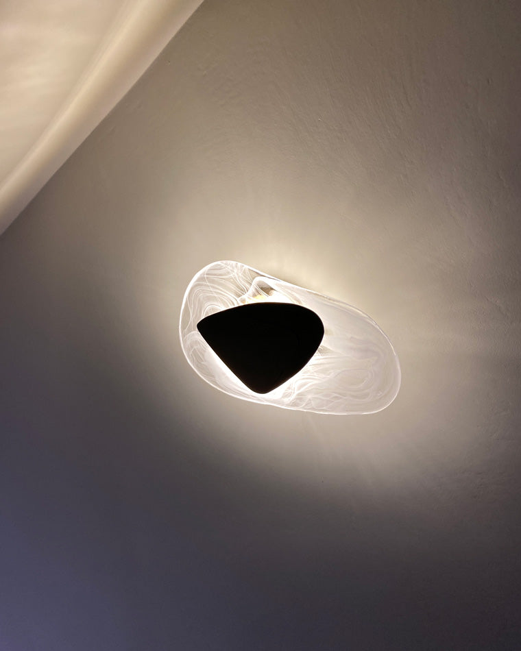 WOMO Sculptural wall light with water ripples - WM6041