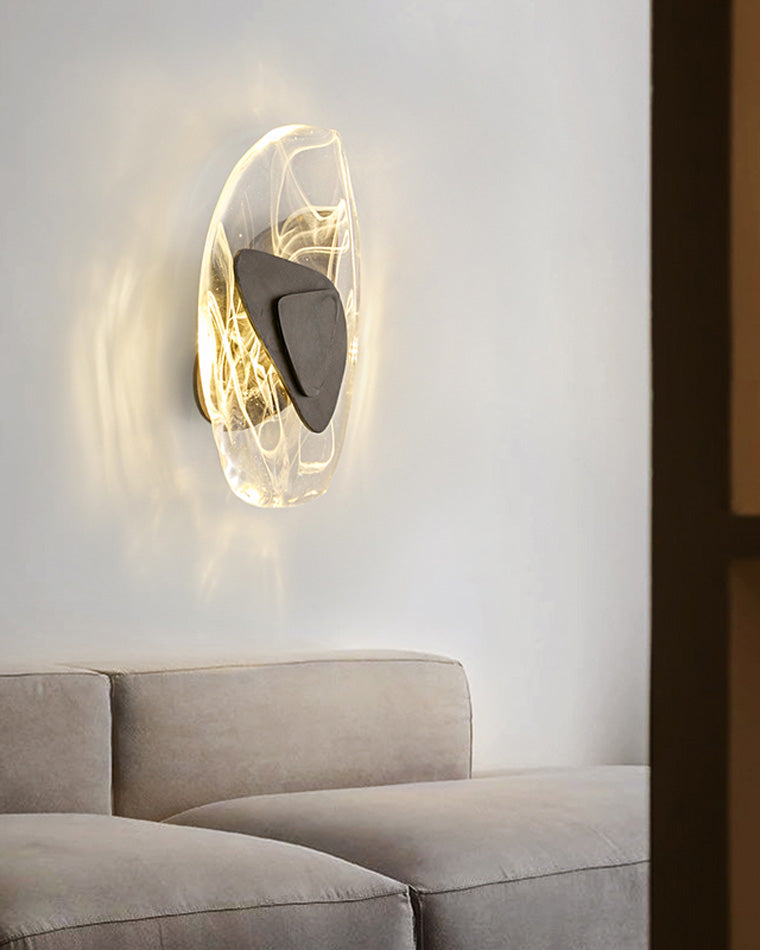 WOMO Sculptural wall light with water ripples - WM6041